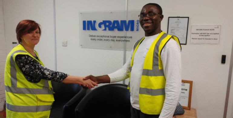 REACT GETS IT’S FIRST CORPORATE DONATION