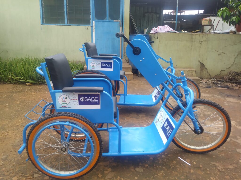 REACT DONATES TRICYCLES TO CHILDREN