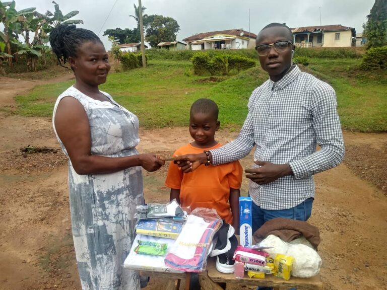 EBENEZER RETURNS TO SCHOOL AT AKROPONG SCHOOL FOR THE BLIND