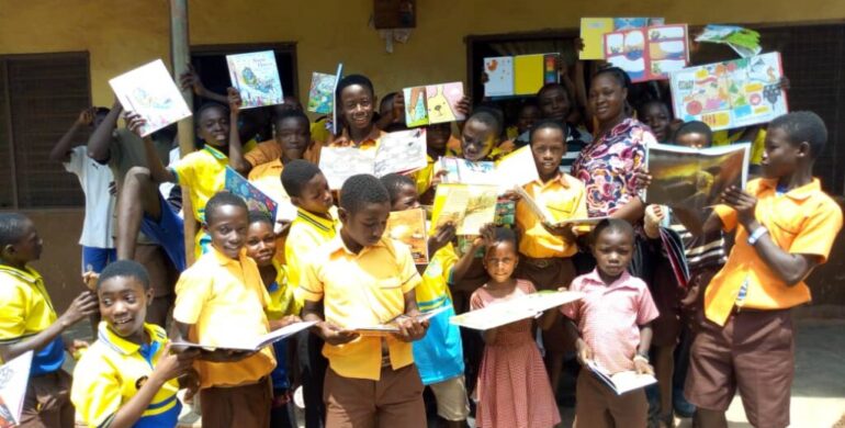 OFIE-DIRECT DELIVERS USBORNE BOOKS@HOMES BOOKS TO HOMASE D A J.S.S & KG IN SPITE OF COVID-19 CHALLENGES.