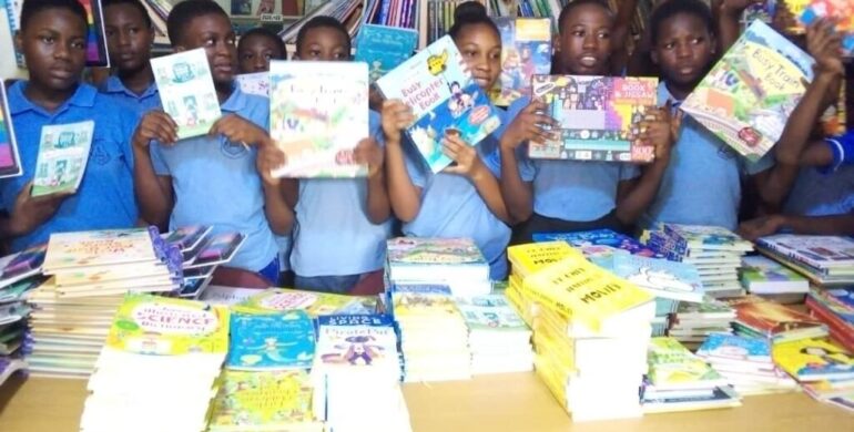 FIRST OF REACT’S USBORNE BOOKS@HOME DONATIONS GETS TO BENEFICIARY