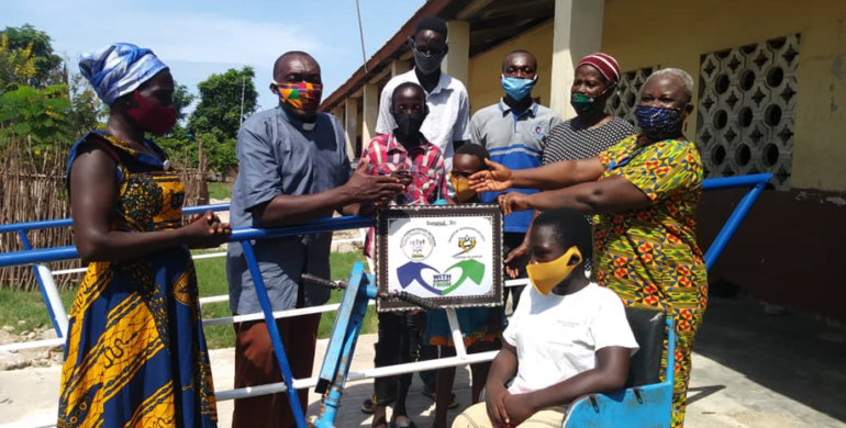 SWINDON GHANAIAN SOCIETY UK CONSTRUCTS RAMP FOR REACT’S DISABLED CHILDREN AT OLD NINGO L. A. PRIMARY