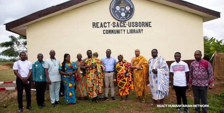 A Two‑Year Vision Realized: REACT Opens the New REACT-SAGE-USBORNE Library & Digital Learning Centre 